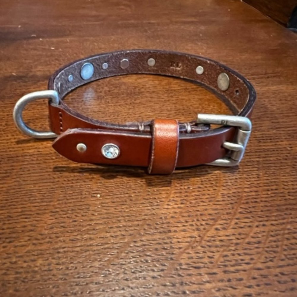 Ralph Lauren Leather Pet Collar (Small)